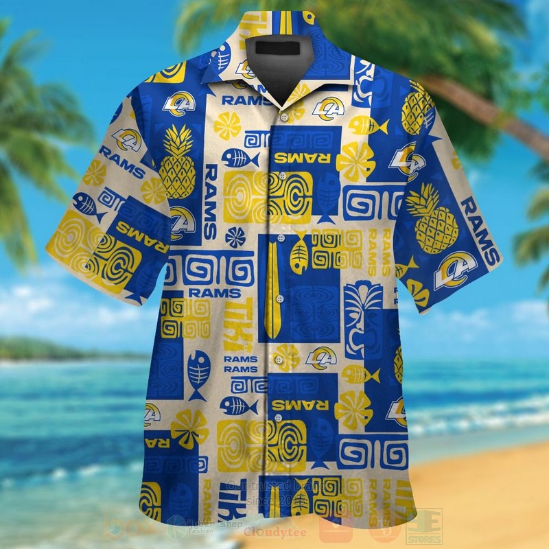 Nfl Los Angeles Rams Pineapple Hawaiian Shirt Nfl Los Angeles Rams Pineapple Hawaiian Shirt