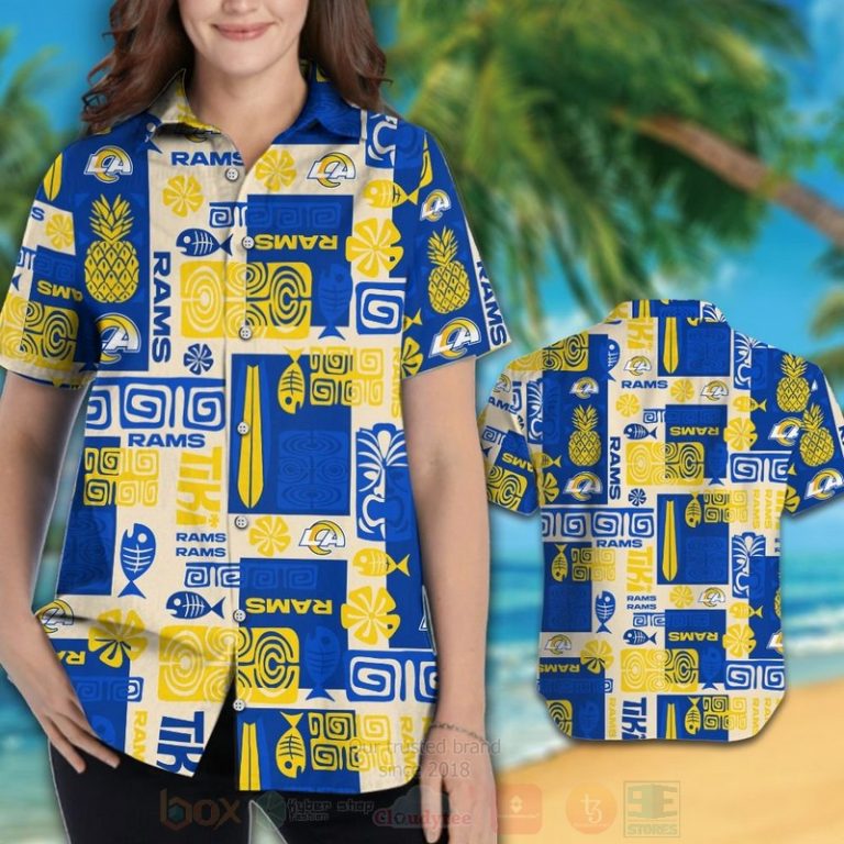 NFL_Los_Angeles_Rams_Pineapple_Hawaiian_Shirt_Short_1_2-768x768-1