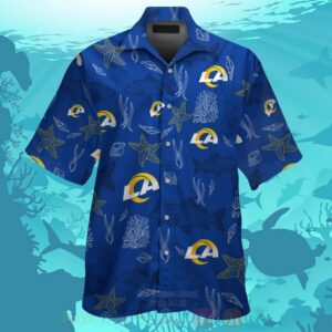 Nfl Los Angeles Rams Starfish Hawaiian Shirt