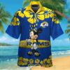 Nfl Los Angeles Rams And Minnie Mouse Hawaiian Shirt