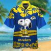 Nfl Los Angeles Rams And Snoopy Hawaiian Shirt