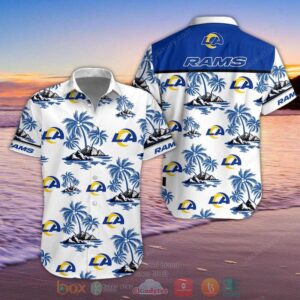 Nfl Los Angeles Rams Palm Tree Hawaiian Shirt