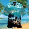 Nfl Miami Dolphins Aqua Green With Coconut Tree Hawaiian Shirt
