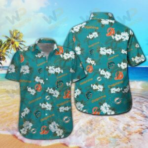 Nfl Miami Dolphins Dark Green Hawaiian Shirt