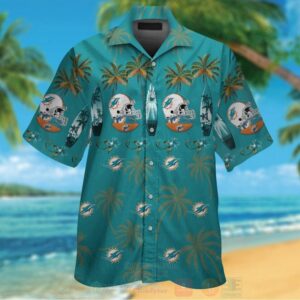 Nfl Miami Dolphins Rugby Hats Hawaiian Shirt