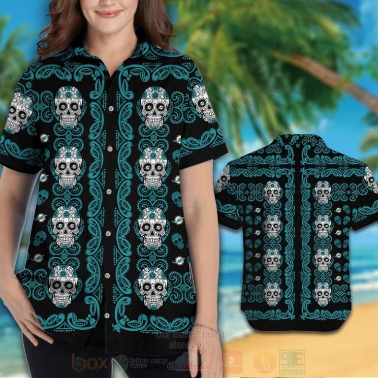 NFL_Miami_Dolphins_Skulls_Hawaiian_Shirt_Short_1_2-768x768-1