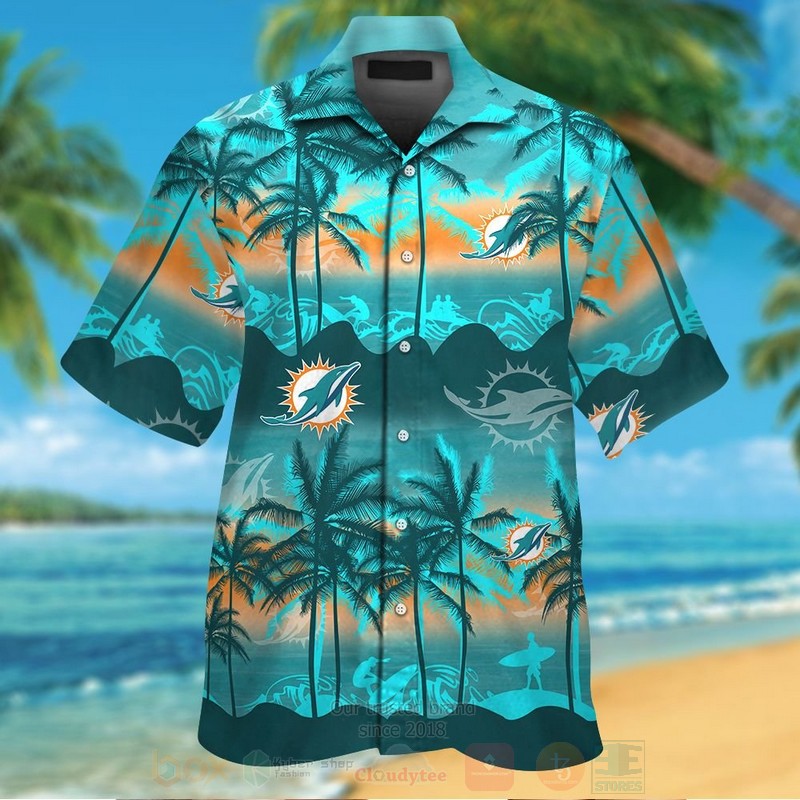 Nfl Miami Dolphins Surf Hawaiian Shirt Nfl Miami Dolphins Surf Hawaiian Shirt