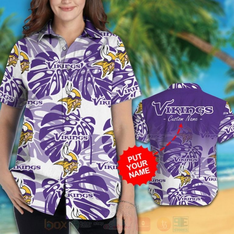 NFL_Minnesota_Vikings_Custom_Name_Hawaiian_Shirt_Short_1_2-768x768-1