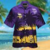 Nfl Minnesota Vikings Dark Purple-Yellow Hawaiian Shirt