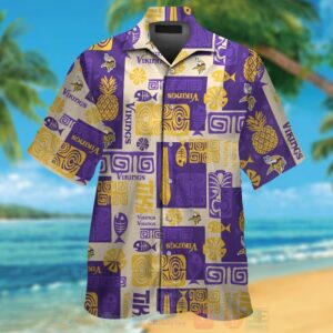 Nfl Minnesota Vikings Pineapple Hawaiian Shirt