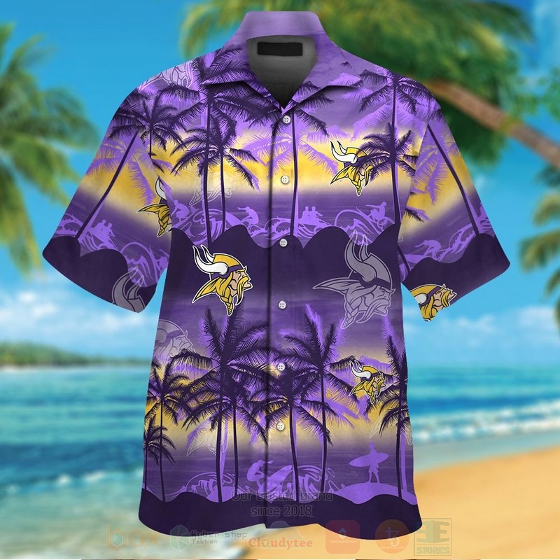 Nfl Minnesota Vikings Surf Hawaiian Shirt Nfl Minnesota Vikings Surf Hawaiian Shirt