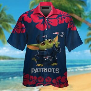 Nfl New England Patriots Baby Yoda Hawaiian Shirt