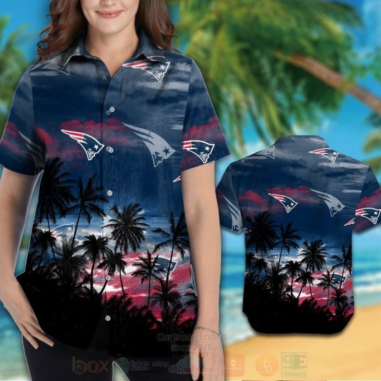 NFL_New_England_Patriots_Navy-Black_Coconut_Tree_Hawaiian_Shirt_Short_1_2-768x768-1