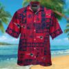 Nfl New England Patriots Red-Navy Marine Ecology Hawaiian Shirt