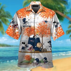 Nfl New England Patriots Snoopy Autumn Hawaiian Shirt