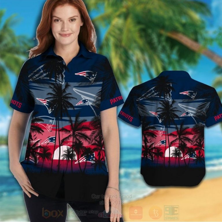 NFL_New_England_Patriots_Sun_and_Coconut_Tree_Navy-Black_Hawaiian_Shirt_Short_1_2-768x768-1