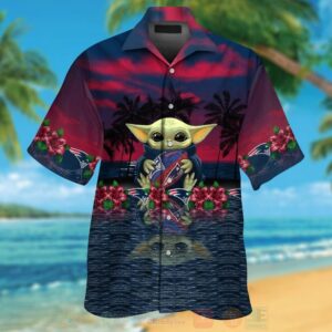 Nfl New England Patriots And Baby Yoda Hawaiian Shirt