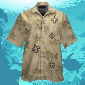 Nfl New Orleans Saints Fish Hawaiian Shirt
