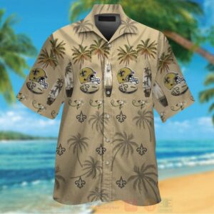 Nfl New Orleans Saints Rugby Hat Hawaiian Shirt