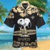 Nfl New Orleans Saints And Snoopy Hawaiian Shirt