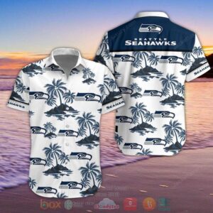 Nfl Seattle Seahawks Palm Tree Hawaiian Shirt