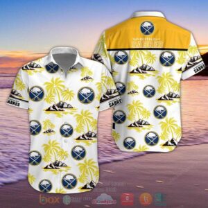 Nhl Buffalo Sabres Palm Tree Hawaiian Shirt