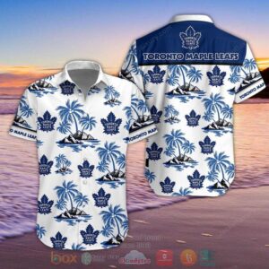 Nhl Toronto Maple Leafs Palm Tree Hawaiian Shirt
