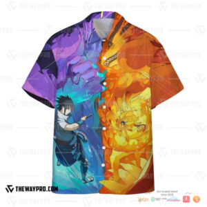 Naruto Sasuke Hawaiian Shirt
