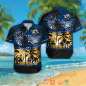 Nashville Predators Hawaiian Shirt And Shorts