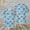 Navy Sikorsky Sh-3 Sea King Blue Palm Tree All Over Print Hawaiian Shirts And Beach Shorts
