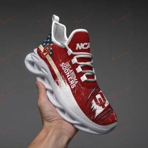 Ncaa Oklahoma Sooners American Flag Max Soul Shoes