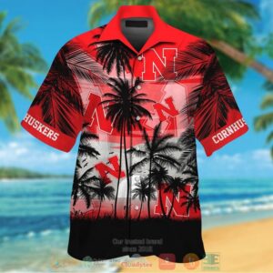 Nebraska Cornhuskers Tropical Hawaiian Shirt And Shorts
