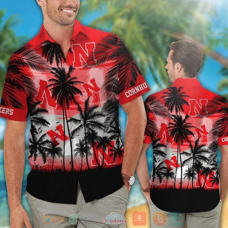 Nebraska_Cornhuskers_Tropical_Hawaiian_Shirt_and_shorts_1-768x768-1