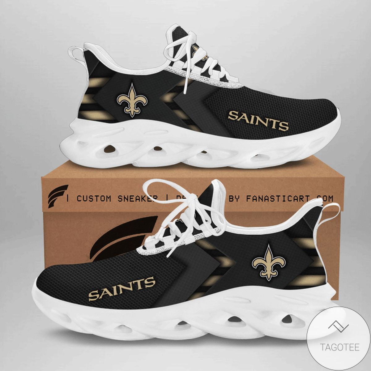 New Orleans Saints Max Soul Shoes New Orleans Saints Max Soul Shoes