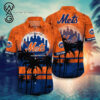 New York Mets Baseball Team Combo Hawaiian Shirt And Shorts