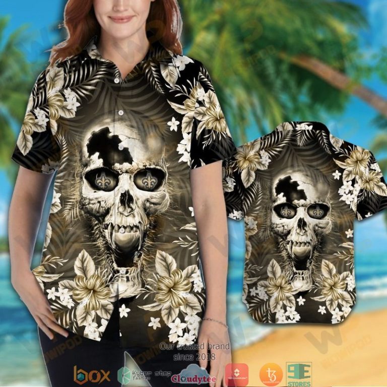 New_Orleans_Saints_3d_illusion_Skull_Hawaiian_shirt_short_1_2-768x768-1