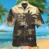New Orleans Saints Dark Coconut Island Hawaiian Shirt