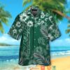 New York Jets Hibiscus Leaf Hawaiian Shirt