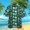 New York Jets Hibiscus Leaf Pattern Hawaiian Shirt