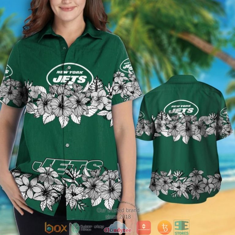 New_York_Jets_hibiscus_flowers_line_Hawaiian_Shirt_short_1_2-768x768-1