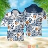 New York Yankees Mlb Hibiscus Hawaiian Shirt