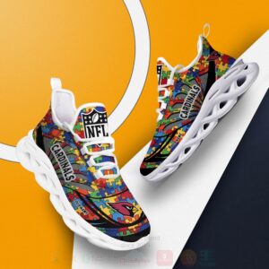 Nfl Arizona Cardinals-Autism Personalized Clunky Max Soul Shoes