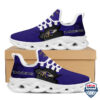 Nfl Baltimore Ravens Cracked Design Custom Name Max Soul Shoes 24