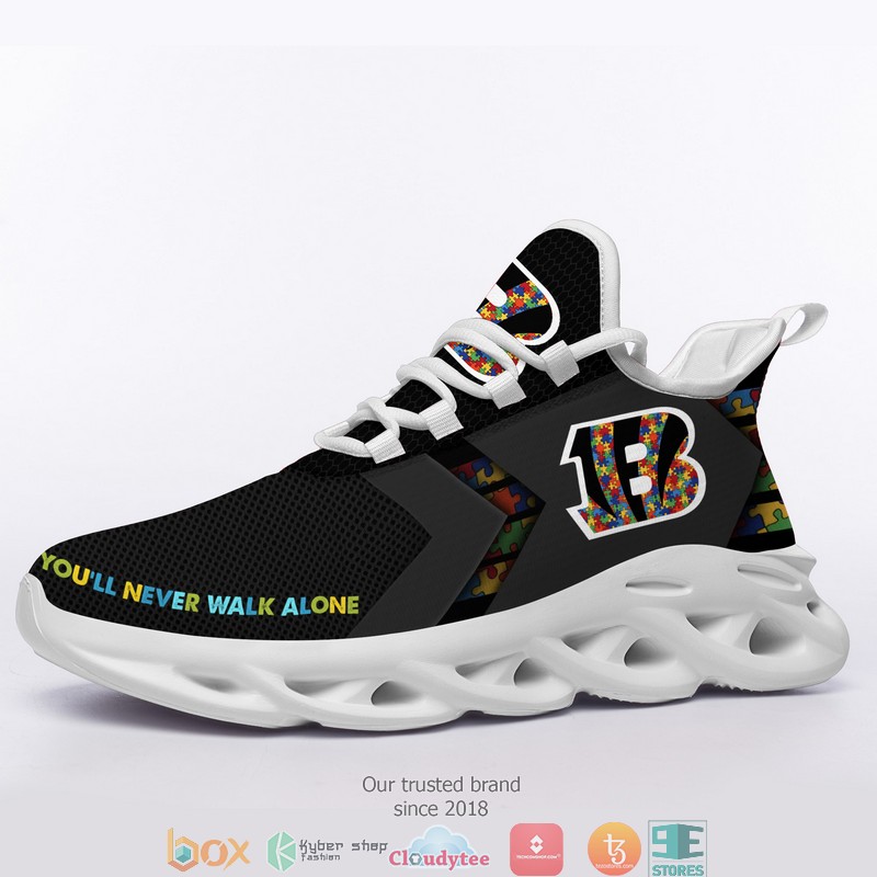 Nfl Cincinnati Bengals Autism Max Soul Sneakers Nfl Cincinnati Bengals Autism Max Soul Sneakers