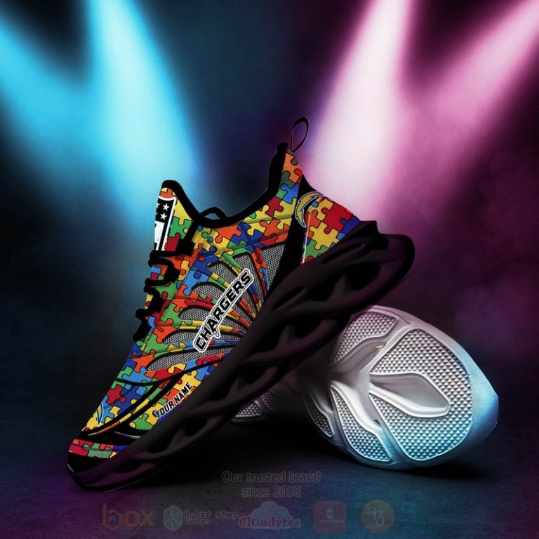 Nfl-Los-Angeles-Chargers-Autism-Personalized-Clunky-Max-Soul-Shoes-2