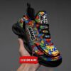 Nfl Los Angeles Rams-Autism Personalized Clunky Max Soul Shoes