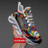 Nfl Miami Dolphins-Autism Personalized Clunky Max Soul Shoes