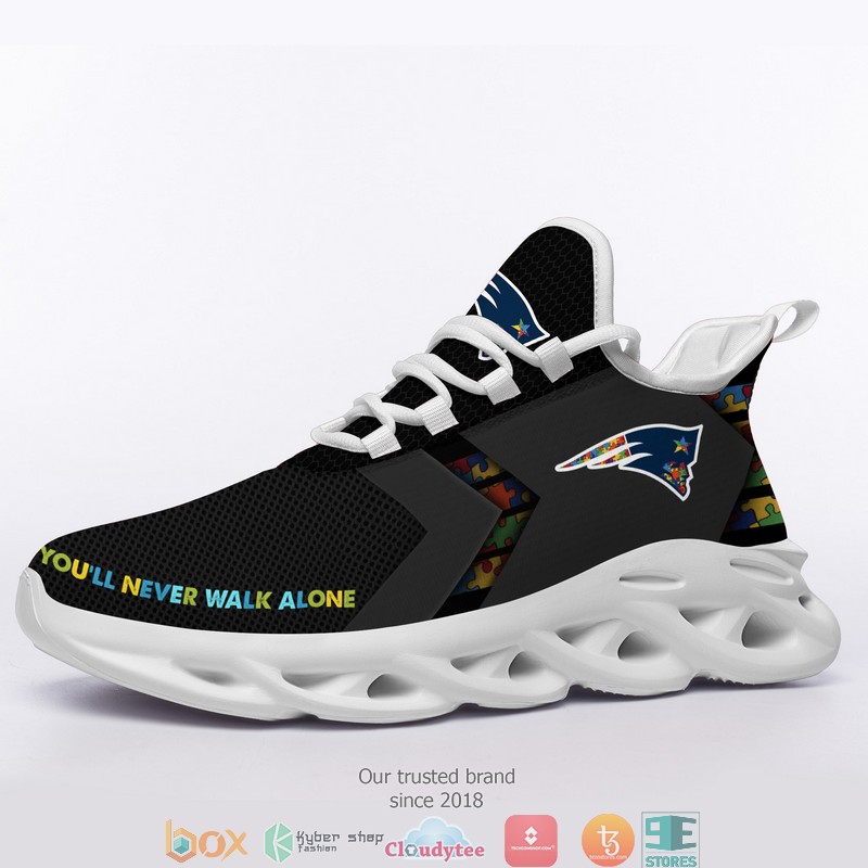 Nfl New England Patriots Autism Max Soul Sneakers Nfl New England Patriots Autism Max Soul Sneakers