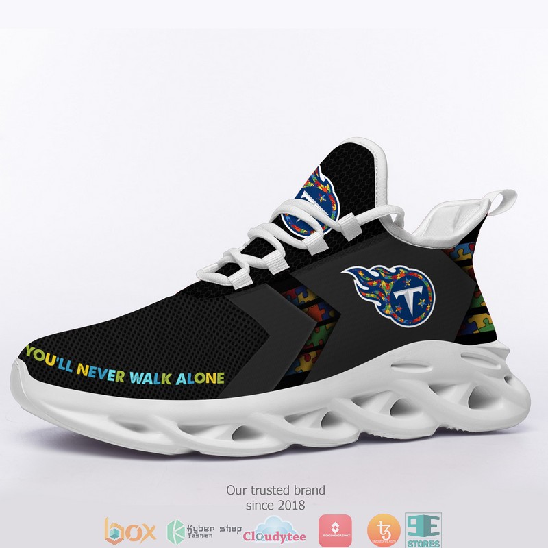 Nfl Tennessee Titans Autism Max Soul Sneakers Nfl Tennessee Titans Autism Max Soul Sneakers