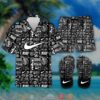 Nike Just Do It Black Hawaiian Shirt And Short